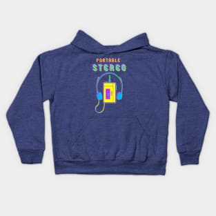 80s MUSIC VIBE Kids Hoodie